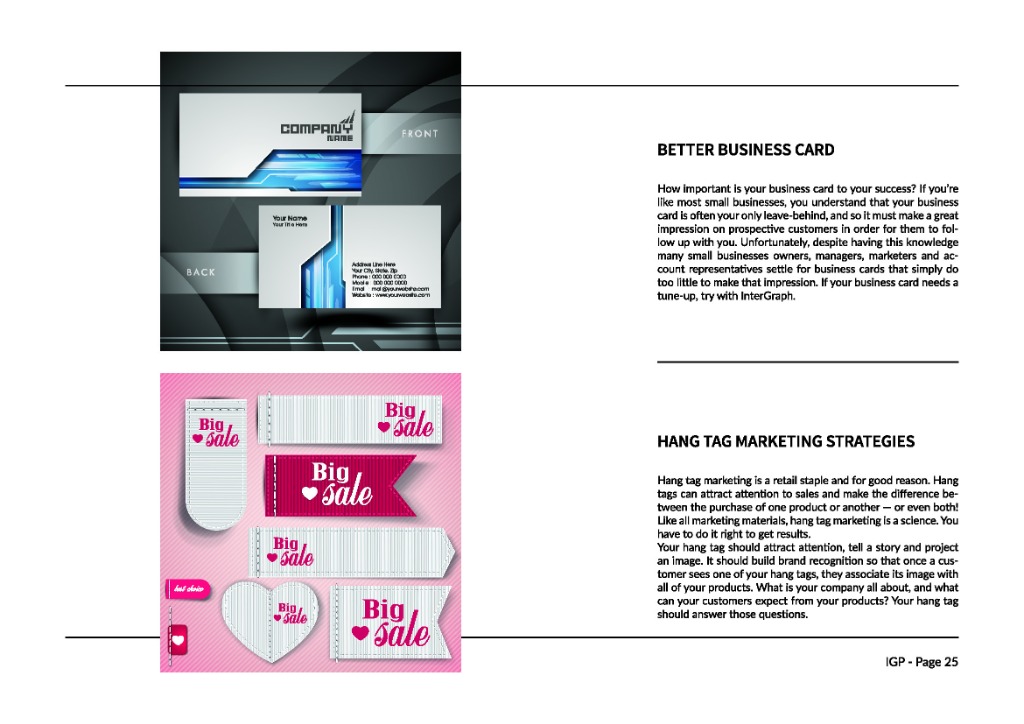Better Business Cards & Hang Tags